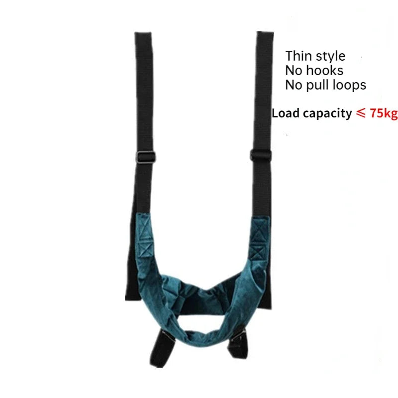 Adjustable Cervical Spine Horizontal Bar Suspension Household Traction Belt Neck Massager Stretcher Cervical Traction Sling Belt