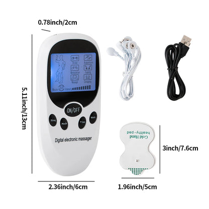 EMS Electric Muscle Massager Muscle Stimulator 6 Modes Tens Unit Machine Meridian Physiotherapy Pulse Prostate Body Massager