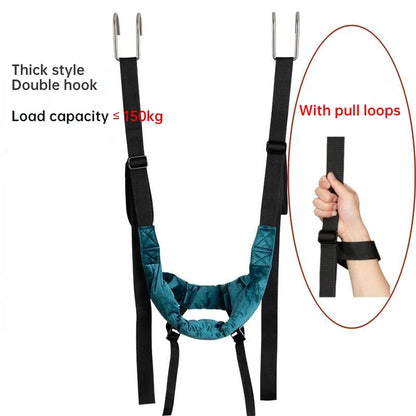 Adjustable Cervical Spine Horizontal Bar Suspension Household Traction Belt Neck Massager Stretcher Cervical Traction Sling Belt