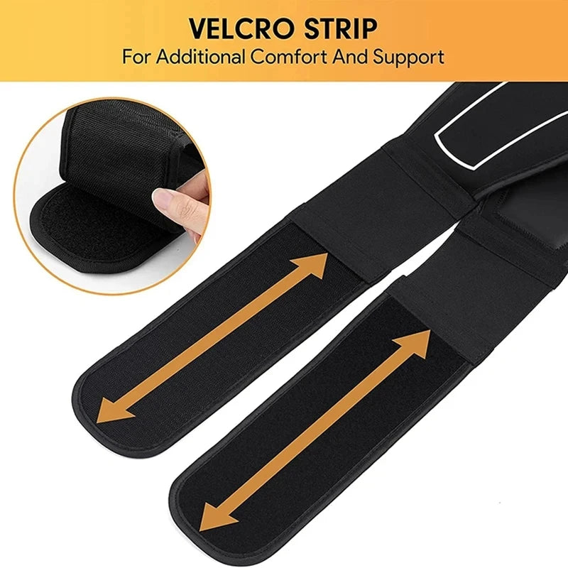 Electronic EMS Muscle Stimulator Abdominal Toning Belt With Remote Control Ab Trainer Fitness Equipment For Home USB Recharge